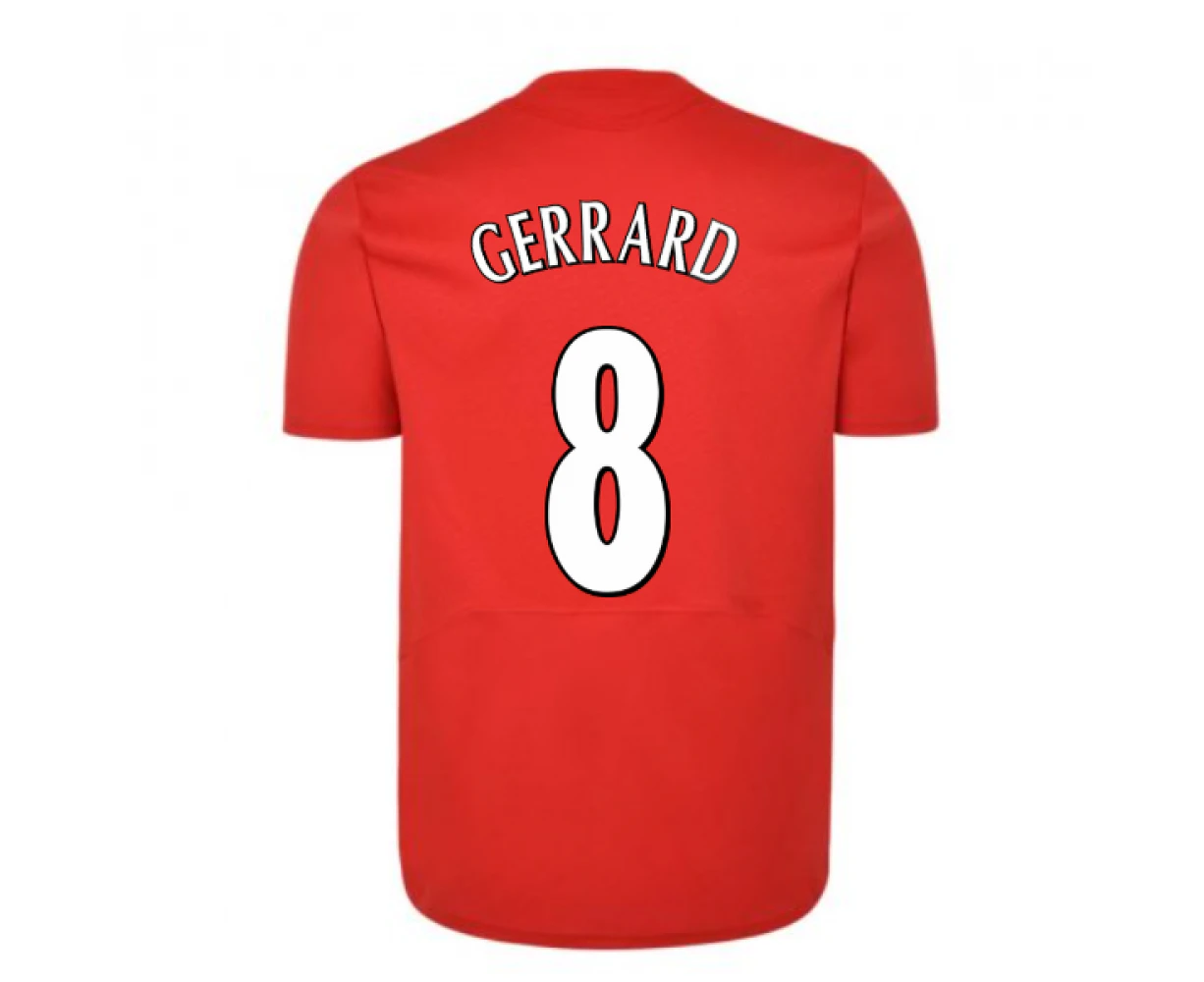 Liverpool FC 2005 Champions League Final Shirt (GERRARD 8)