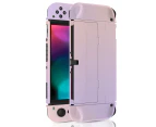 Nintendo Switch OLED Case, Dockable Hard Shell Protective Cover for Console and Joy-Con Controllers - Matte Purple Pink