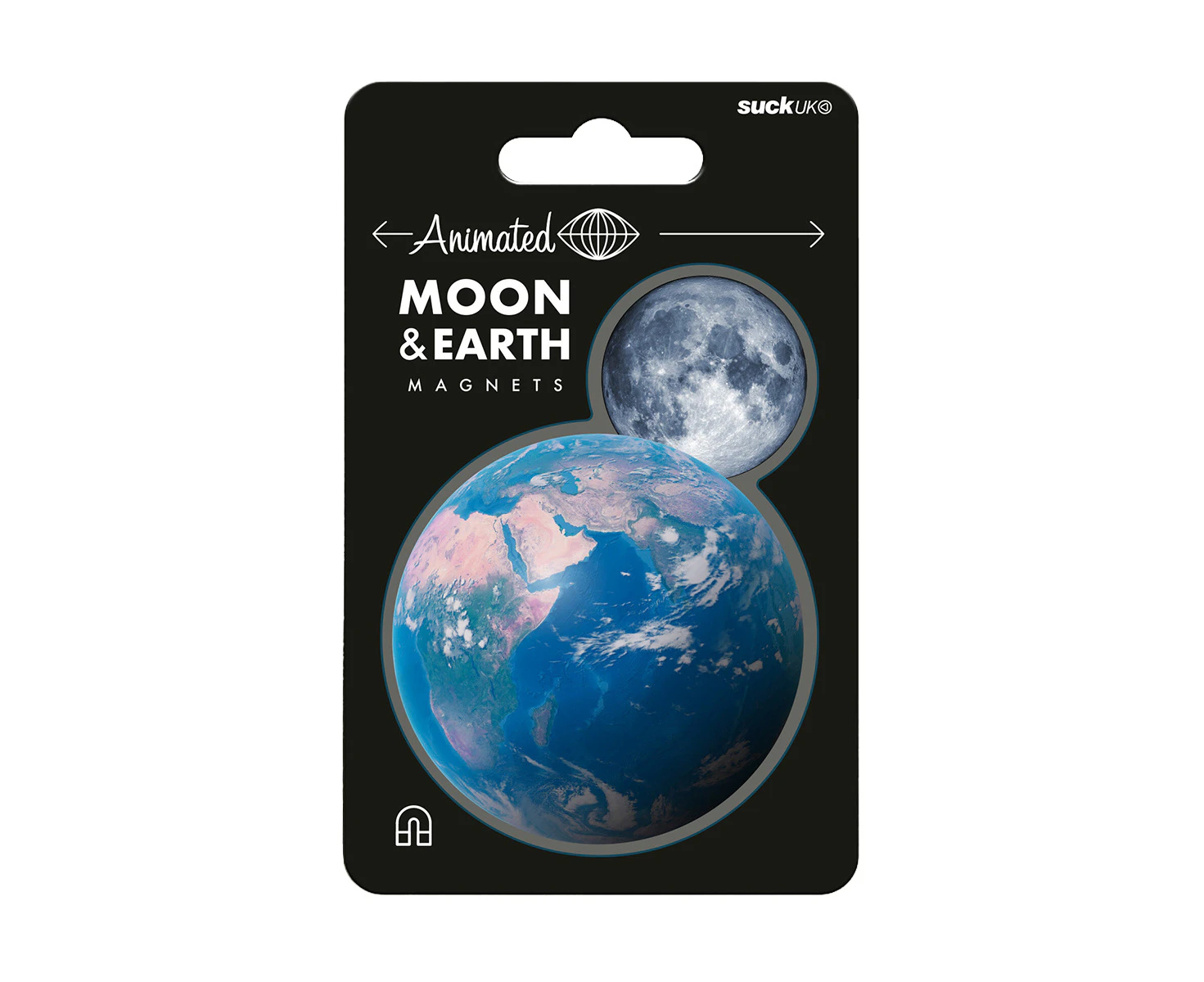 Animated Moon & Earth Magnets