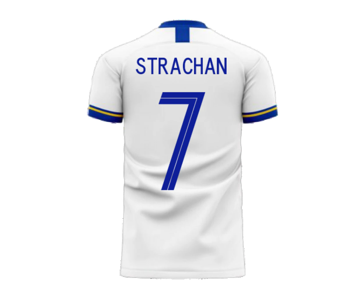 Leeds 2020-2021 Home Concept Football Kit (Fans Culture) (STRACHAN 7)