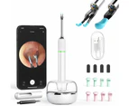 2024 Upgraded Bebird Note 5 Pro AuriCare Ear Wax Removal Tool Camera Ear Cleaner Tweezers - 10 Megapixels Ear Otoscope Camera Ear Cleaning Kit - White