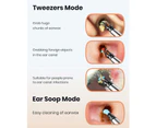 2024 Upgraded Bebird Note 5 Pro AuriCare Ear Wax Removal Tool Camera Ear Cleaner Tweezers - 10 Megapixels Ear Otoscope Camera Ear Cleaning Kit - White