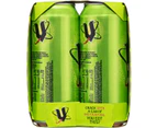 V Original Guarana Energy Drink Can 500ml X 4 Pack