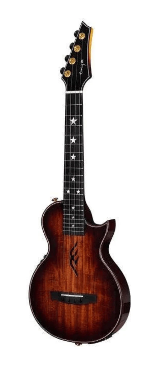 Enya E6 FE Custom Solid Acacia Tenor Ukulele with AcousticPlus Pickup