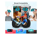 Upgraded VR Headset for Nintendo Switch & Switch OLED Model, Switch Virtual Reality Glasses with Adjustable HD Lenses and Comfortable Head Strap Red