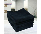 1 Pack Microfiber Towel Bath Towel，Extra Absorbent Fast Drying Multipurpose for Swimming Fitness Sports-black