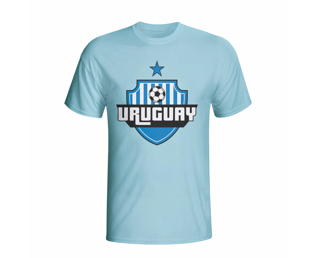 Uruguay Country Logo T-shirt (sky Blue) - Kids