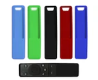 Silicone Dustproof Smart TV Remote Control Cover Protective Case for Samsung 4K-Luminous Blue