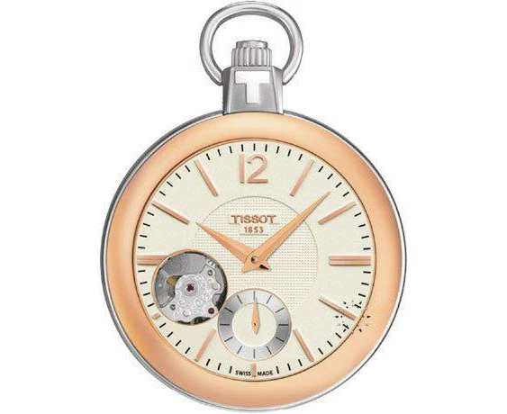 Tissot T Pocket Skeleton Gent's Pocket Watch Model T Pocket Skeleton, Swiss Made, Official Box, Silver