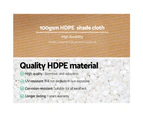 Heavy Duty 50% UV Shade Cloth 1.83x20m Sandstone Knitted Fabric for Garden