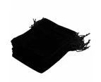 50X Small Velvet Cloth Drawstring Bags Gift Bag Jewelry Ring Pouch Earring Favor 5x7 - Purple