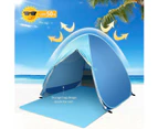 Pop Up Beach Tent, Sun Shade Shelter Youth Beach Shade, UPF 50+ Anti UV Instant Portable Tent Sun Shelter