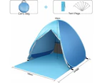 Pop Up Beach Tent, Sun Shade Shelter Youth Beach Shade, UPF 50+ Anti UV Instant Portable Tent Sun Shelter