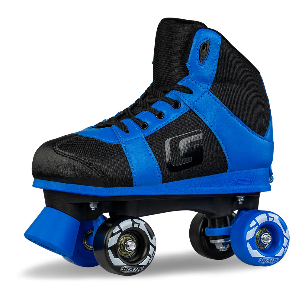 Crazy Skates SK8 Size Adjustable Roller Skates - Blue - Blue