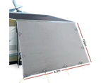 4.3x1.95M Privacy Screen Sun Shade UV Water Repellent with Carry Bag