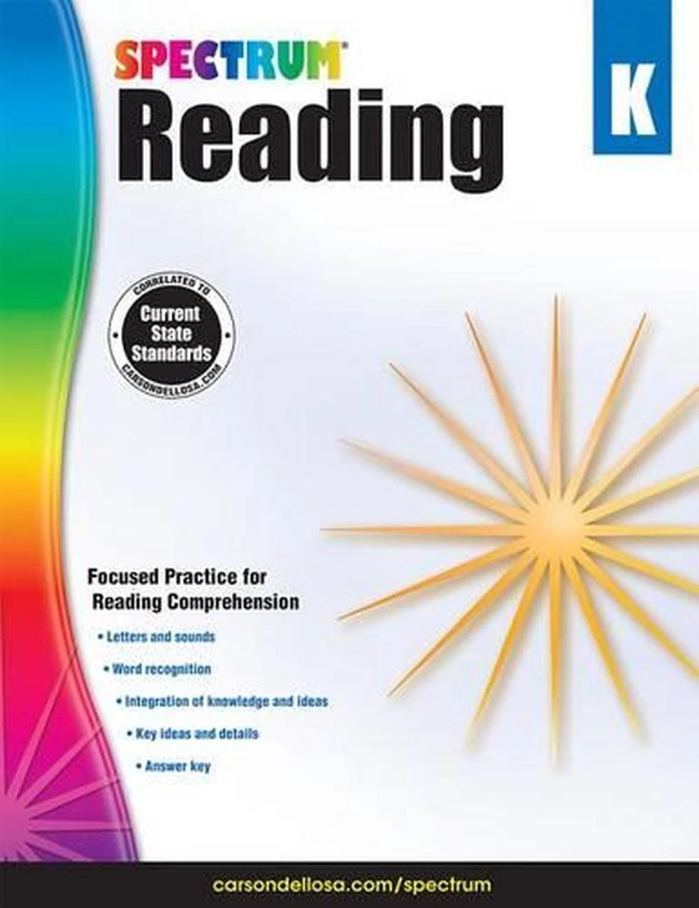 Spectrum Reading Workbook, Grade K