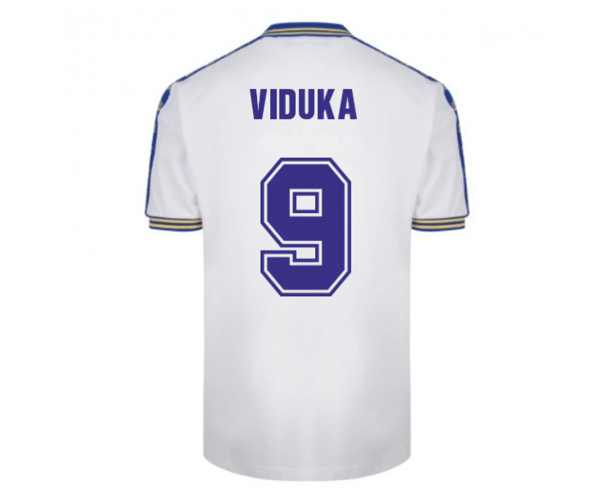 Leeds United 1978 Admiral Retro Football Shirt (VIDUKA 9)