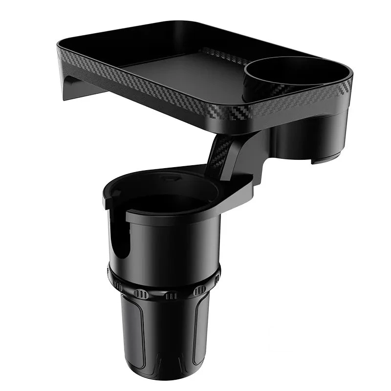 Hansona Car Mounted Rotating Plate Tray with Cup Holder