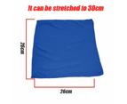 50PCS Blue Microfibre Cloths Car Cleaning Cloth Detailing Towels Washing Duster