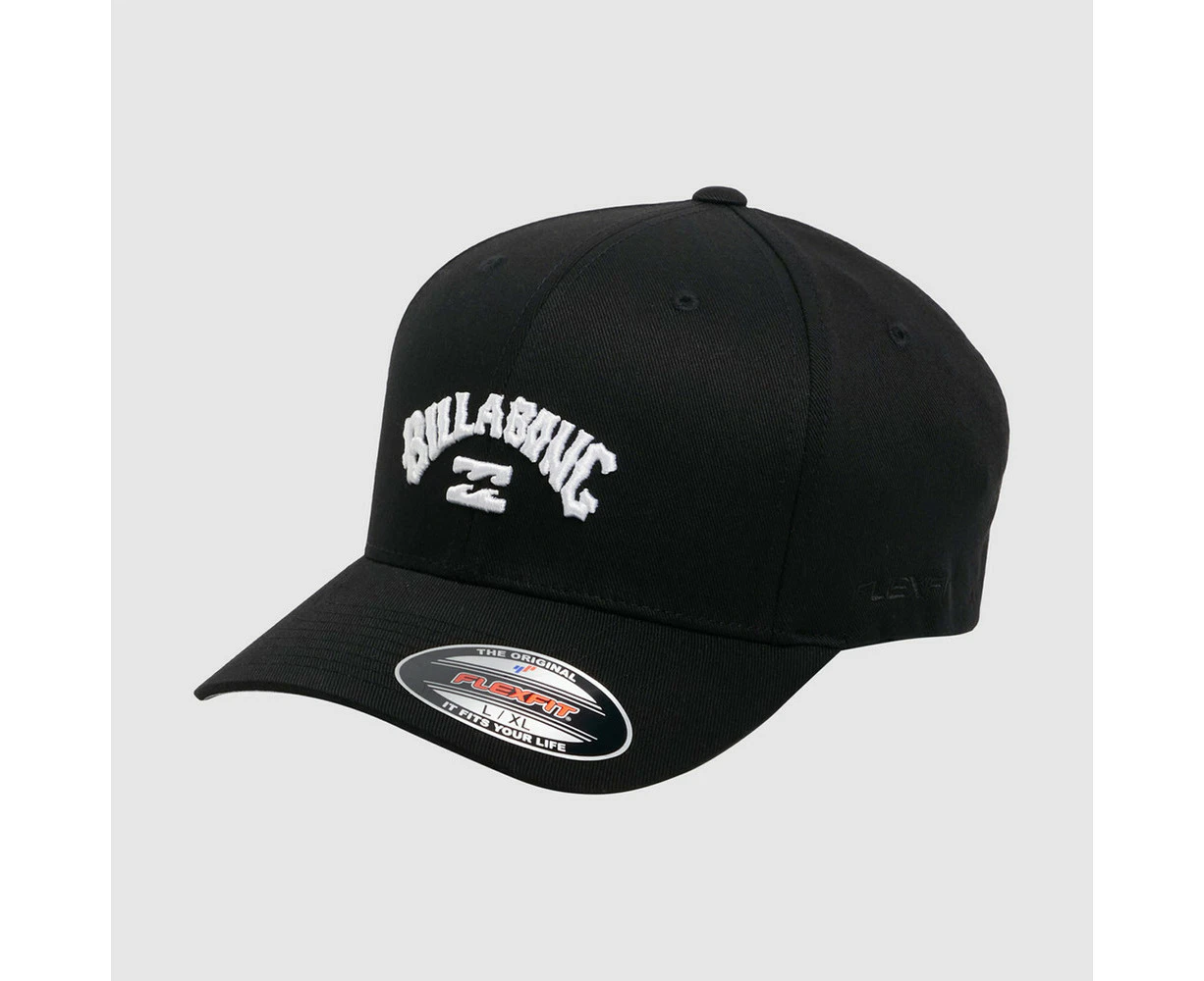 Billabong Arch Flexfit Cap Mens in Black - Black