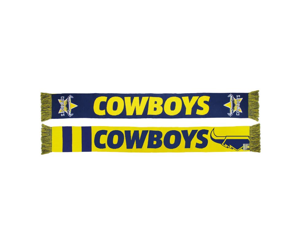 North Queensland Cowboys NRL Burley Sekem Defender Scarf! BNWT!