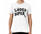 Loded Diaper T-shirt wimpy kid rowley book funny kids - White