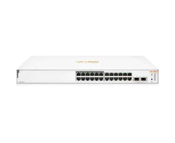 HPE Instant On 1830 JL813A 24-Port Smart Managed Layer 2 Switch with 2 x SFP, 12 x 802.3af/at PoE Port (Max 195W) [JL813A]