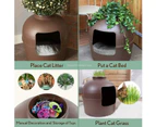 Cat Litter Box Plant Hidden Pot