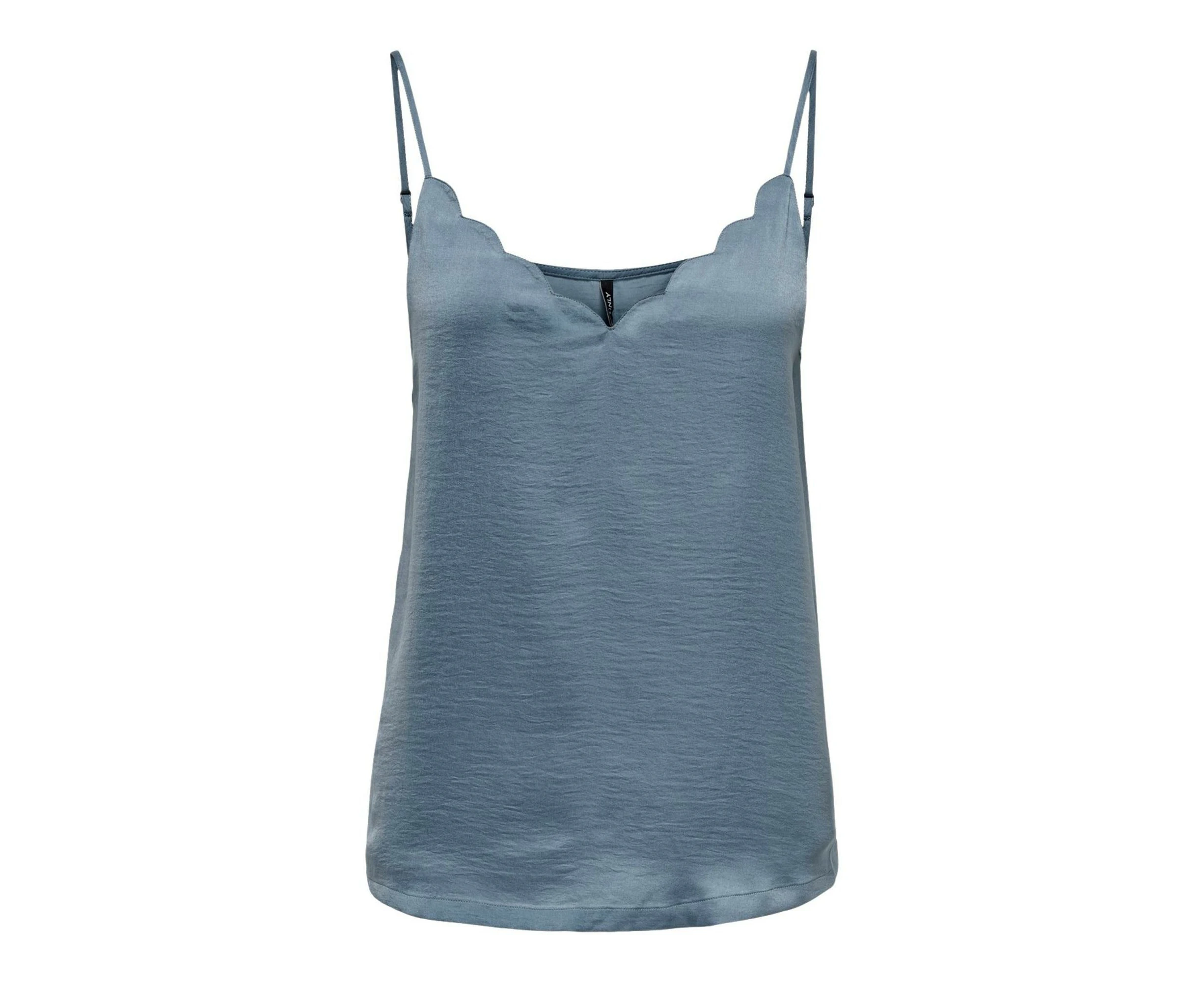 Plain V-Neck Tank Top - Blue