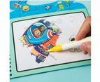 4Pack Colouring Book with Magic Water Pens, Reusable Painting Book for Kids, (Ocean, Animals, Insects and Alphanumeric) Drawing Book Great as a Travel Toy