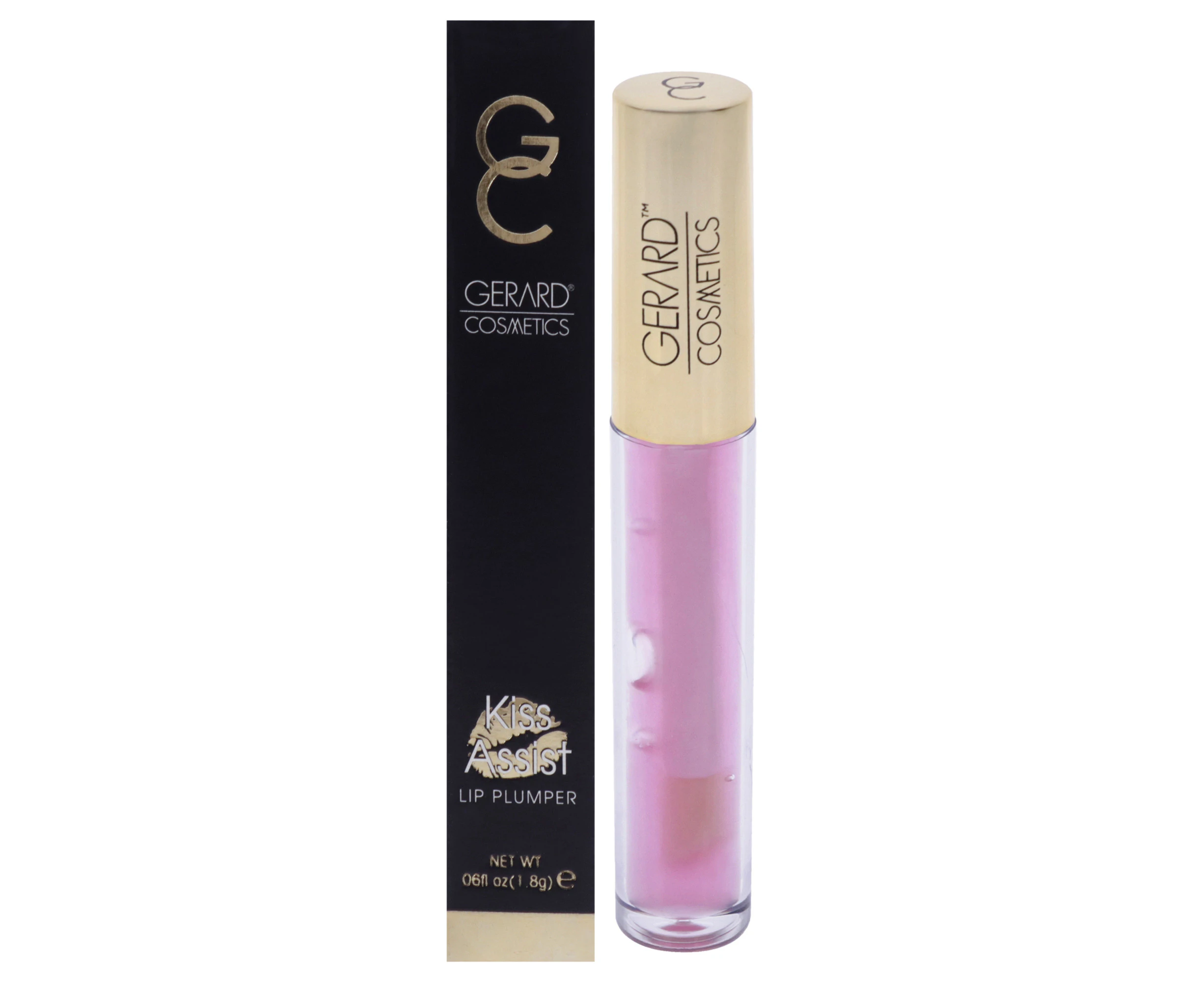 Kiss Assist Lip Plumper by Gerard Cosmetic for Women - 0.06 oz Lip Gloss