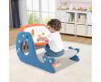 Costway 4IN1 Kids Art Easel Drawing Table kidren Activity Painting Play Desk Art Furniture w/Stool & Erasable Whiteboard