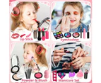 Kids Makeup Sets for Girls, Washable Girls Make Up Set Kids Toys, Real Childrens Make Up Set for Kids Princess, Christmas Birthday Gifts