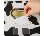 Stackable Storage Box Container Tote Cube Organizer Cartoon Cow Pattern Style