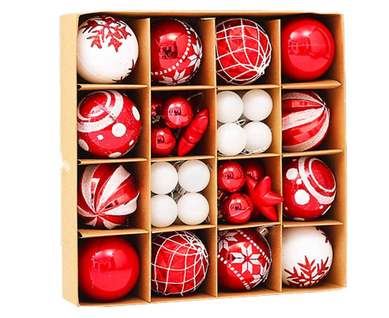 Christmas Ball Ornaments for Christmas Decorations - Xmas Tree Ornaments for Holiday and Party Decoration