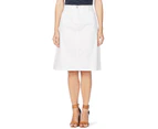 W LANE - Womens Skirts -  Comfort Skirt - White
