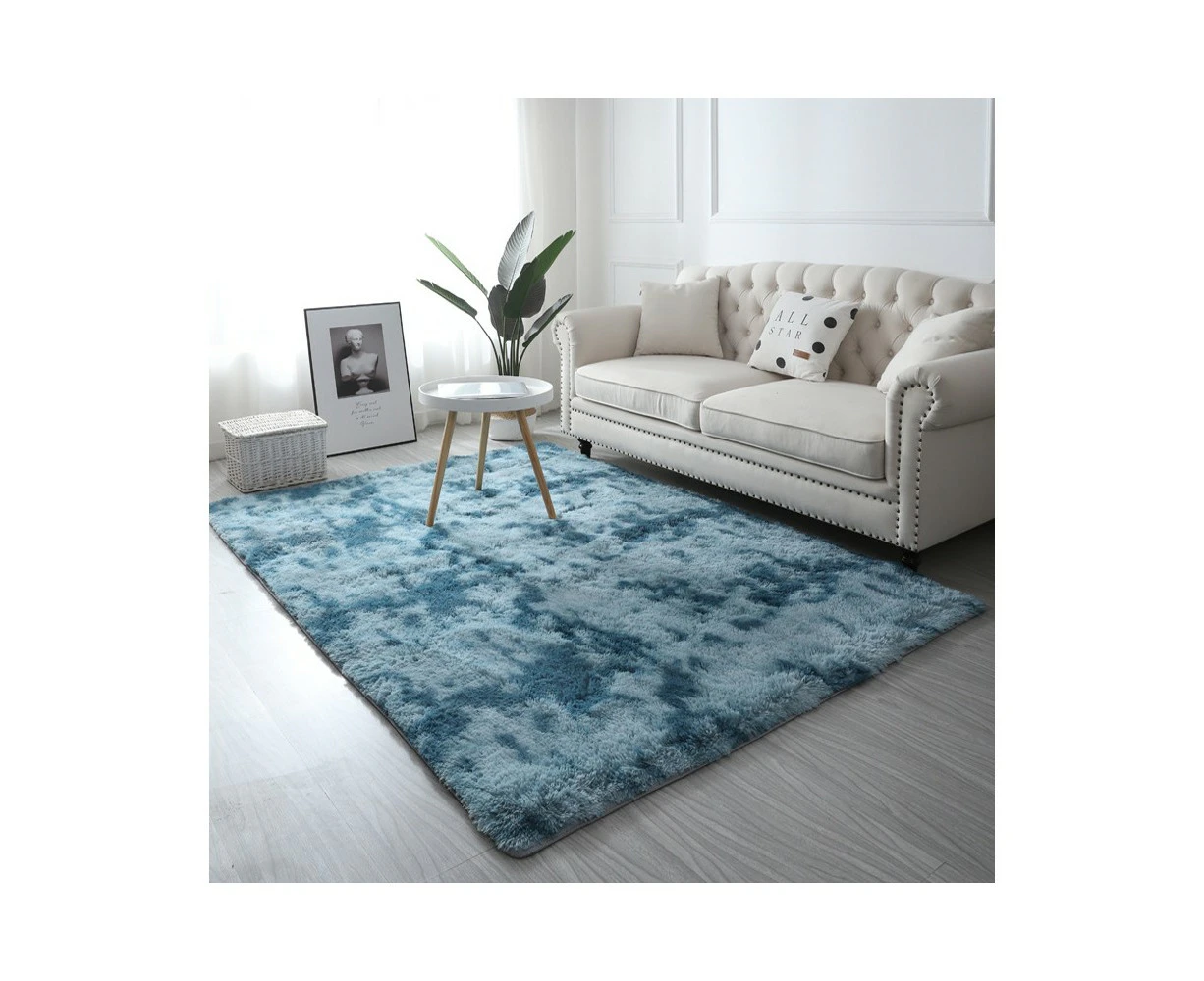 Ultra Soft Area Rugs , Tie-Dye Rugs for Living Room, Fluffy Bedroom Rugs Kids Room Home Decor Non-Slip Area Rug-Gradient-Moran