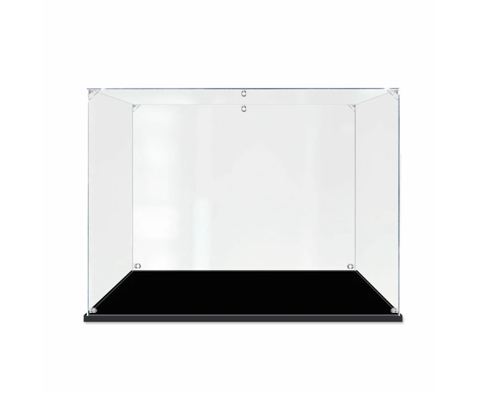 Acrylic Display Case for LEGO 41756 Friends Holiday Ski Slope and Cafe Figure Storage Box Dust Proof Glue Free