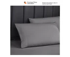 Sheet Cover Set Deep Pocket Fitted Sheet Pillowcase Breathable Wrinkle Resistant Sheet Cover Set-Brick red