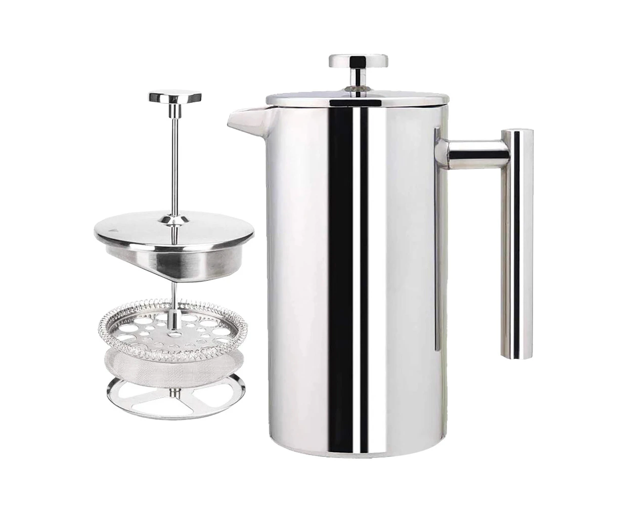 350ml Stainless Steel French Press Coffee Maker Double Wall Insulated Coffee Press Coffee Pot