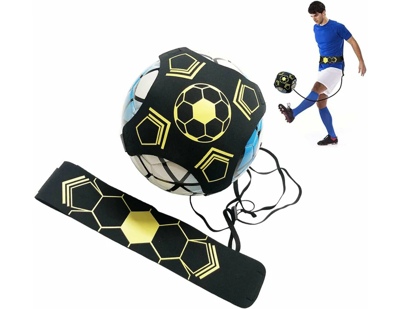 Soccer Training Belt,Football Kick Trainer, Adjustable Soccer Training Waist Belt Flexible Football Practice Equipment for Football Volleyball Rugby