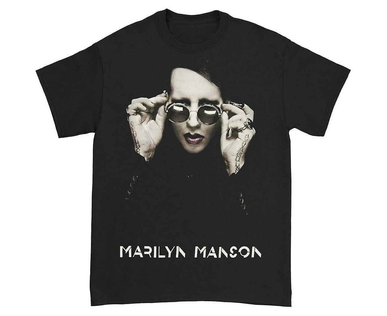 Marilyn Manson Specs 2015 Hell Tour (Tokyo-Manchester) T-shirt - As shown