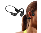 Air Conduction Headphones Wireless Bluetooth 5.2 Sweatproof Sport Earphone-Black