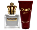 Jean Paul Gaultier Scandal for Men 2 Pc Gift Set 3.4oz EDT Spray, 2.5oz Shower Gel