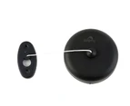 Retractable Single Clothesline - Black