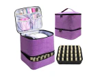 Double Layer Nail Polish Carrying Case Bag Holds 30 Bottles - Style 4