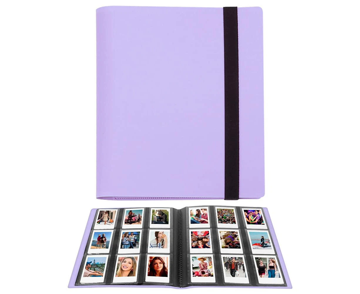 LIFEBEA 432 Pockets Photo Album for Fuji Instax Mini 7 8 9 11 25 70 90 Link Instant Film-Purple