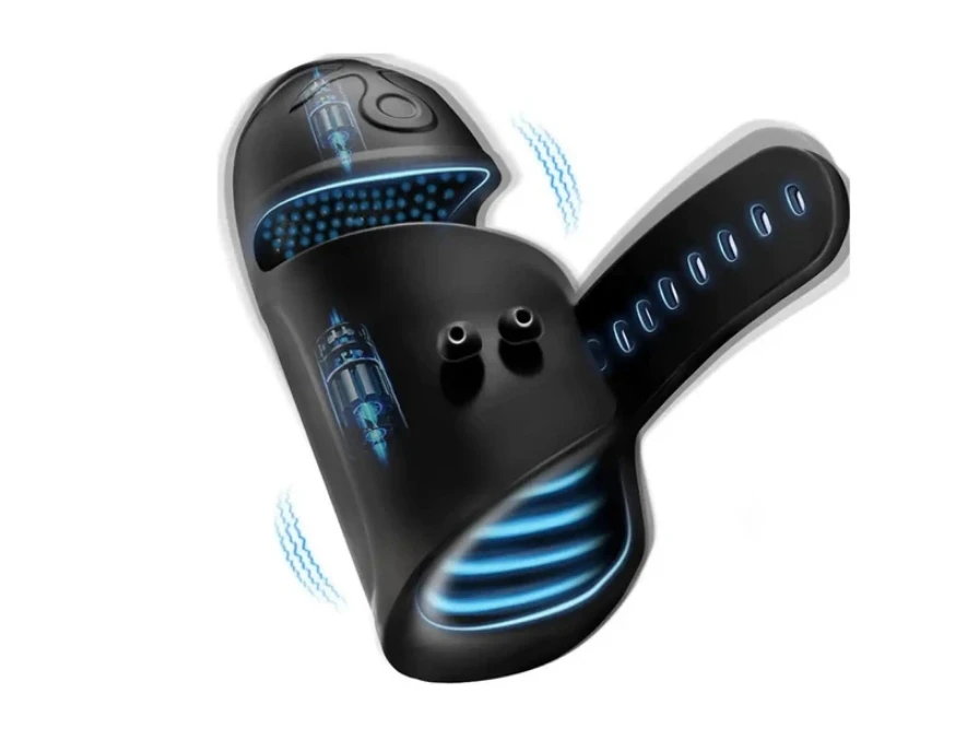 Male Masturbator Glans Vibrator Penis Massager