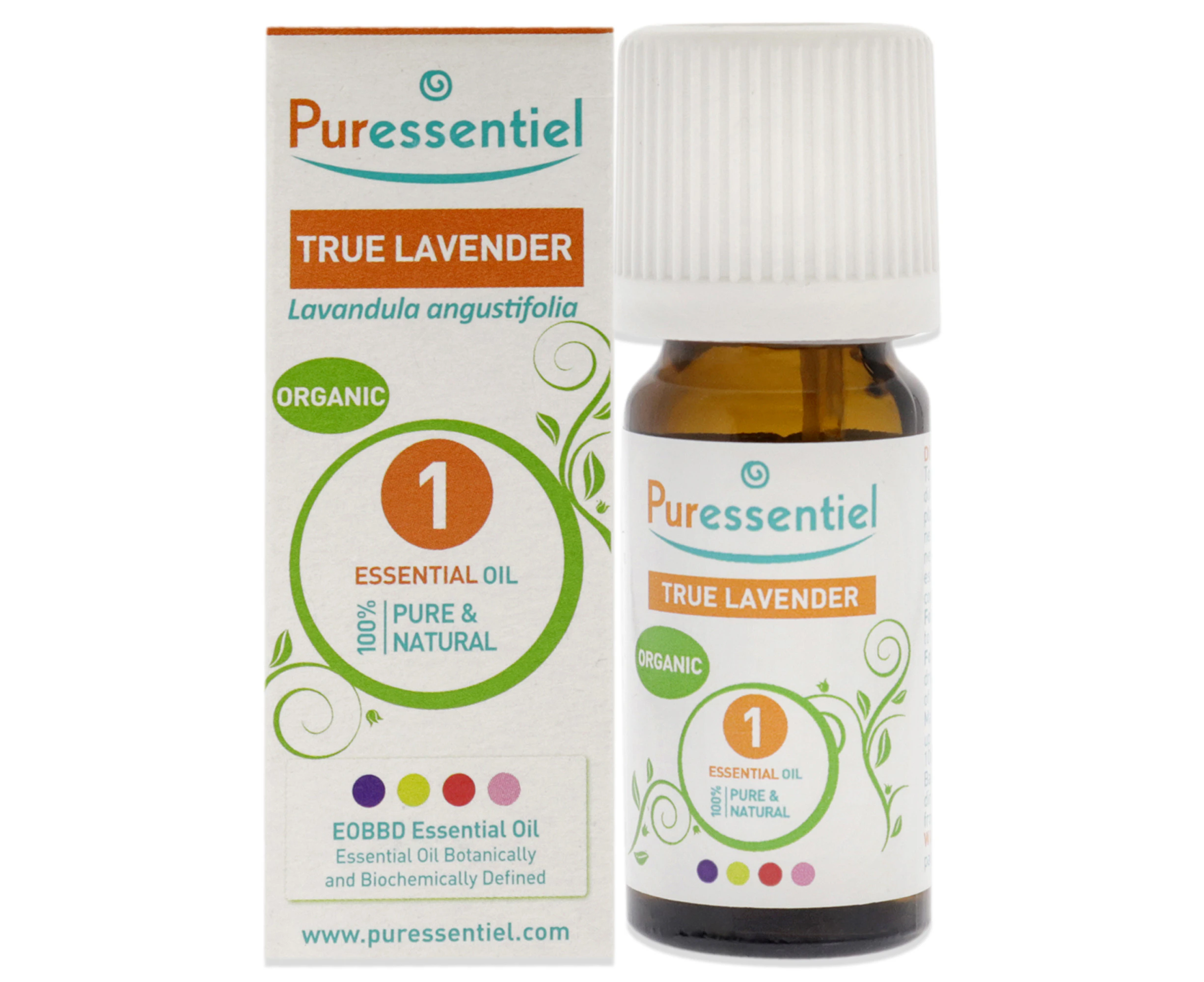 Organic Essential Oil - Lavender True by Puressentiel for Unisex - 0.3 oz Oil