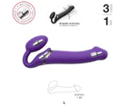 Strap On Me Vibrating 3 Motors Strap On L Purple: The Ultimate Pleasure Experience For Couples